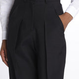 Pantaloni con pences 142706 BLACK lvir 
