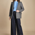 camicia con nervature e rouches FA BLUE laurence bras 