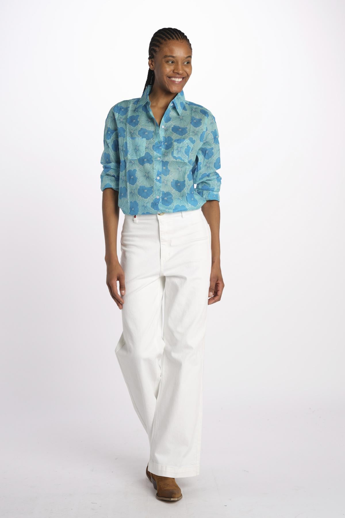 Camicia FLEUR SX7522 4F18 terre rouge 