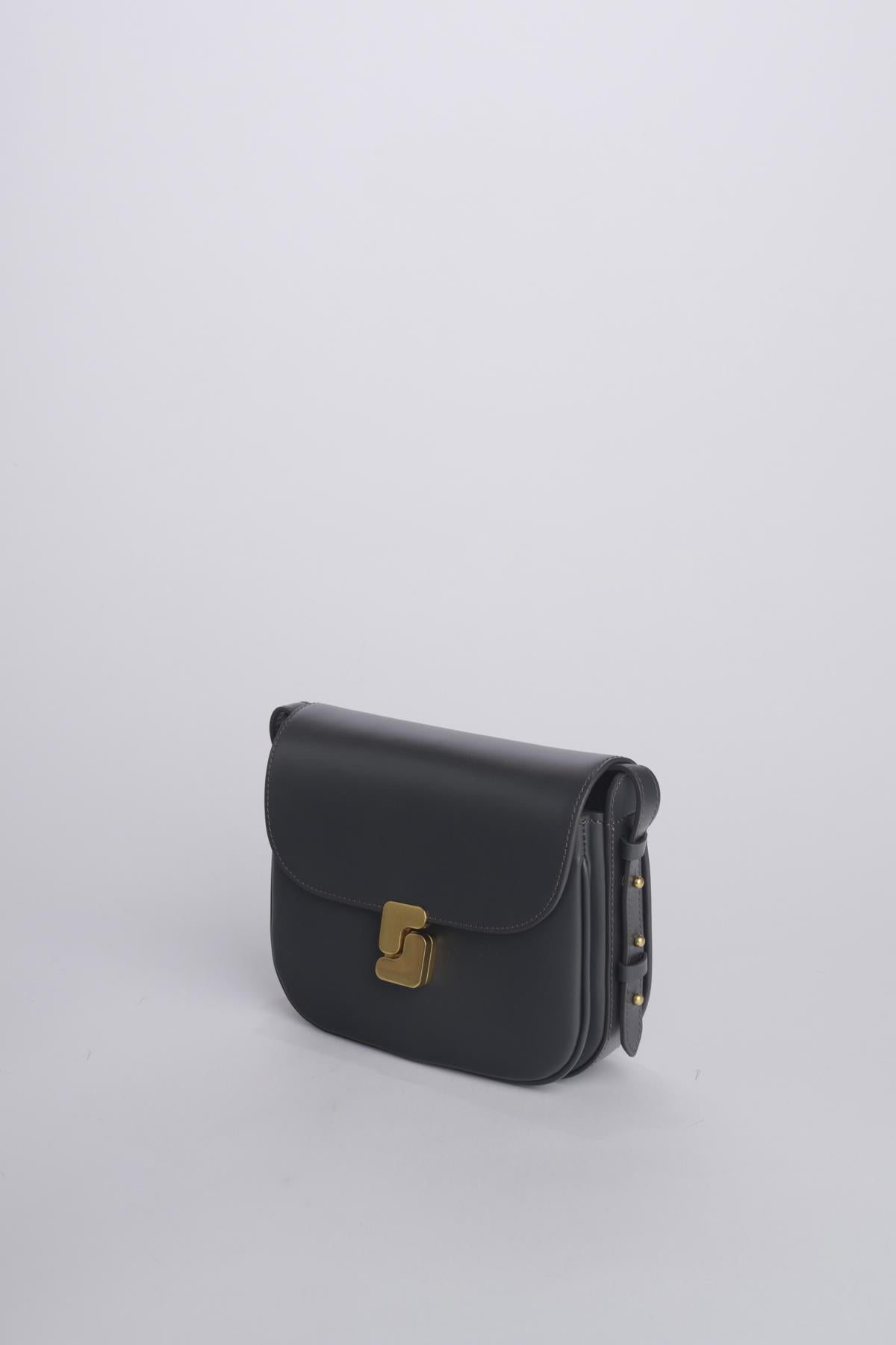 BELLISSIMA MINI tracolla logo mini SEM1615BELLMIN METAL GRI3925S soeur 