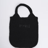 Borsa LOVE uncinetto C35099 BLACK mele 