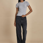 THE RIB TEE tshirt m/c a costine WF25JKT012 GREY frame 