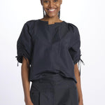 Camicia SHIRRED manica sbuffo 21640LCO MIDNIGHT phillip lim 