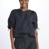 Camicia SHIRRED manica sbuffo 21640LCO MIDNIGHT phillip lim 
