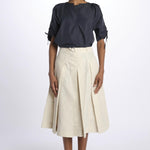 Gonna UTILITY pieghe taffetas 36118LCE STONE phillip lim 