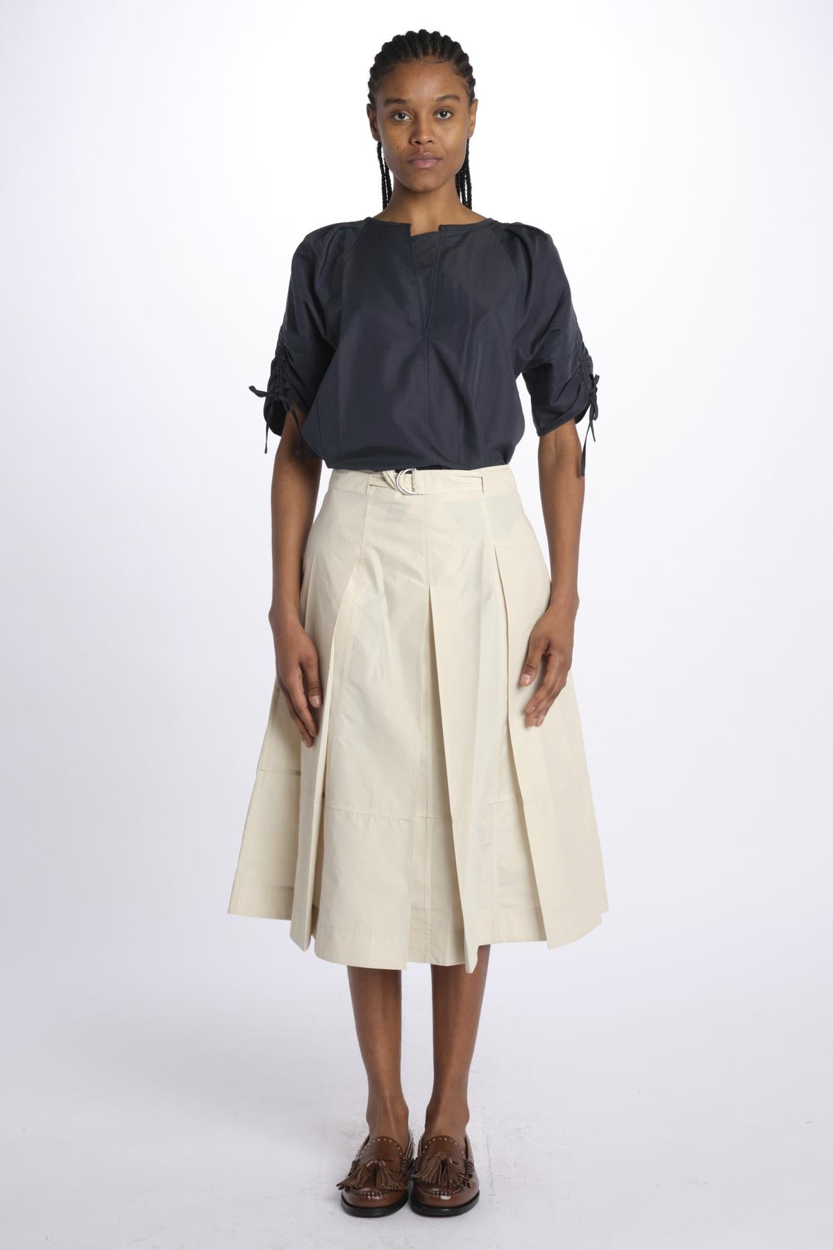 Gonna UTILITY pieghe taffetas 36118LCE STONE phillip lim 