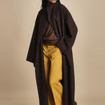 pantalone cropped con risvolto in gabardina MELODIA 652339 45 quelledue 
