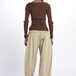 Cardigan GILI costine 5539106 TOFFEE herskind 