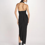 abito lungo con nodo DREAMLIKE NERO undress code 
