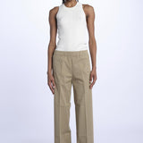 Pantalone PENSIL cotone con elastico PENSIL KHAKI true avenue 