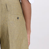 pantalone largo con nervature ORIANA 540 50352 quelledue 