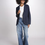 giacca due bottoni in cotone LIVI ESSELING NAVYBLUE true avenue 