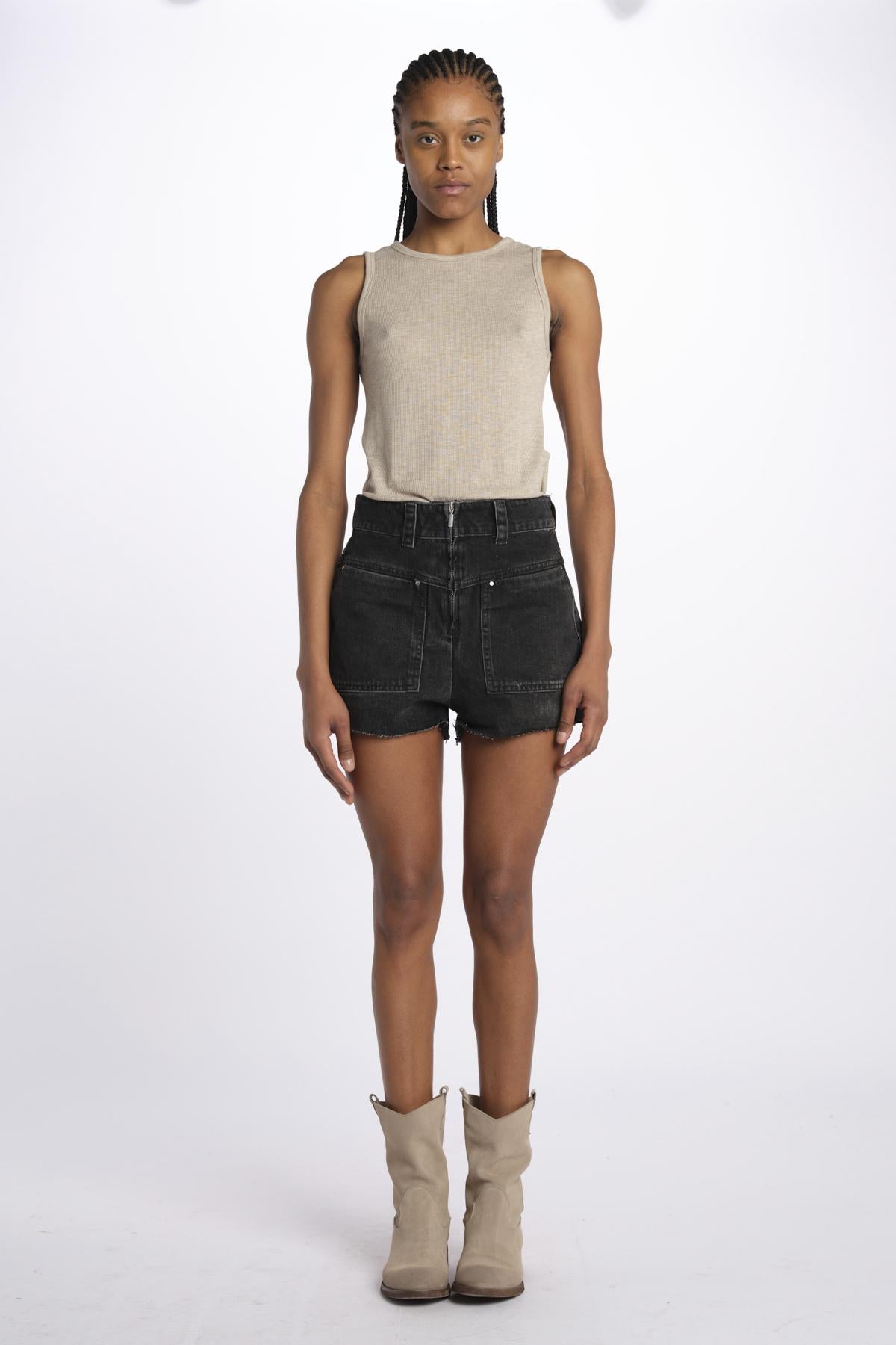 Shorts denim COCDAVID ECRU ba&sh 