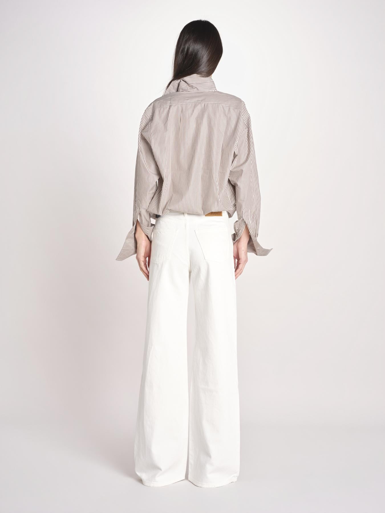 pantalone diritto CLARA COMFORTBULL IVORY true avenue 