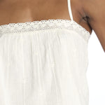Top DACY spallina ricamo 648488 ECRU m.a.b.e. 