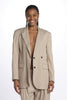 VALE double breasted pinstripe jacket