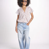 camicia a  fiori VT6319 LILAC zen ethic 