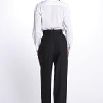 Pantaloni con pences 142706 BLACK lvir 