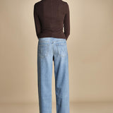 denim loose diritto THE SPINNER ZIP SNEAK 10798 1351_A mother 