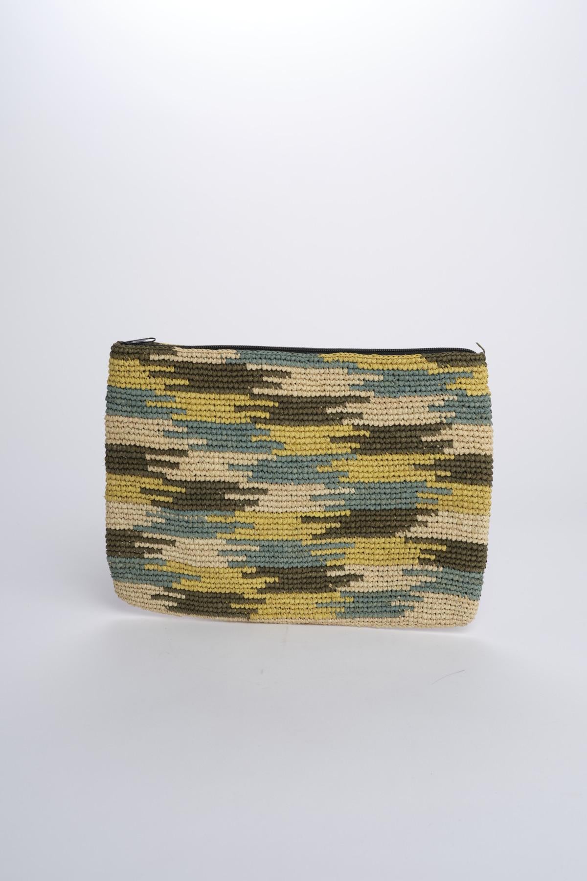 MARILIA pochette  raphia MARILIA MORO camalya 