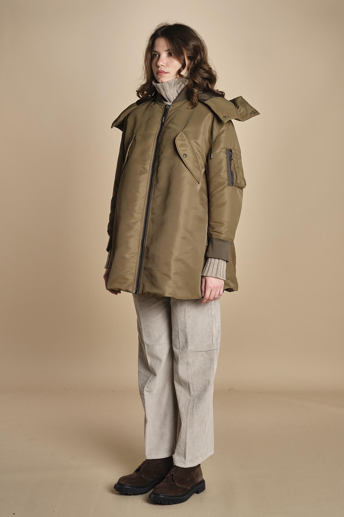 giubbotto bomber 5N04 VERDE aspesi 