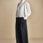 CHETNA TOP camicia maniche a palloncino CHETNA TOP SIMPLY WHITE scarlett poppies 
