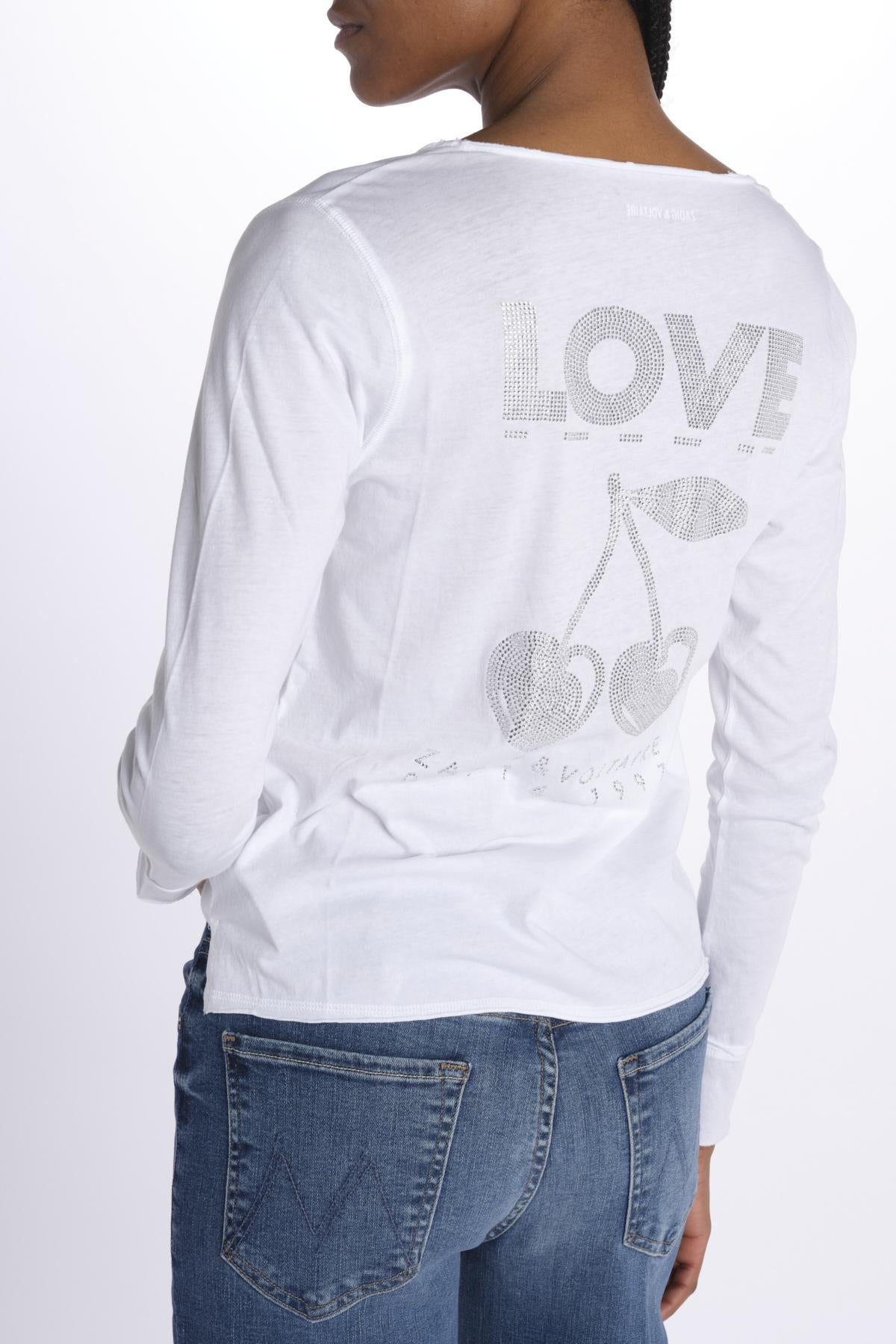 Tunisien ml cl concert strass JWTN02607 WHITE zadig & voltaire 