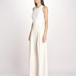 pantalone over con pinces BILLIE 3111 T0162 MILK T0416 the latest 