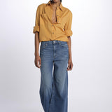 Camicia ANGELO con rouches ANGELO1TEE RUST antik batik 