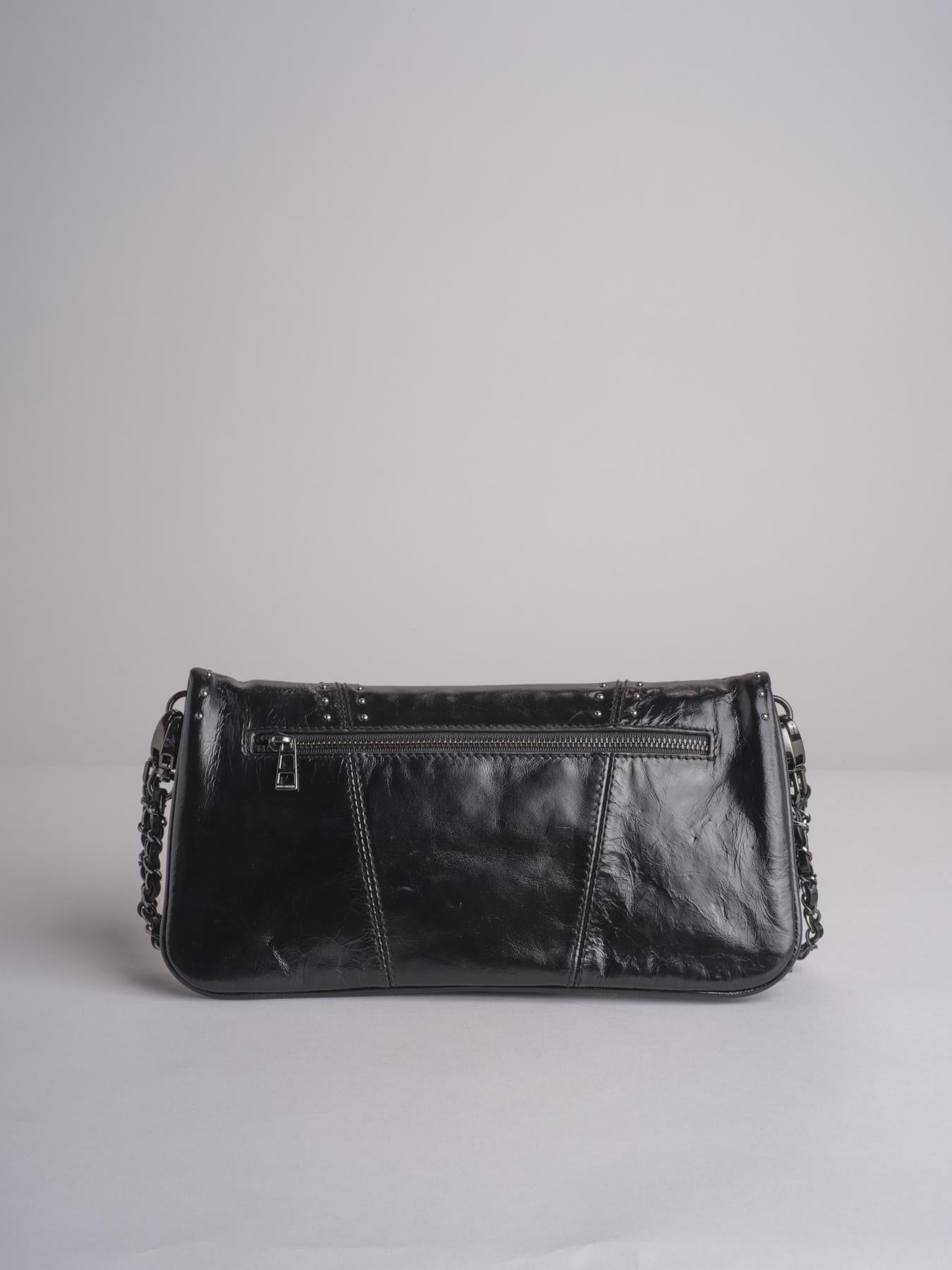 borsa tracolla con borchie LWBA04243 BLACK 011 zadig & voltaire 