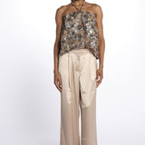 Top paillettes con coulisse T022 M915 n21 