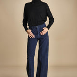 denim lungo diritto CLARA NAVYBLU true avenue 