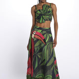 Gonna COCONUT TREE FLOW pappagallo 331963 MULTICOLOR farm rio 
