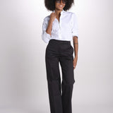 pantalone dritto in cotone MELODY 684 54 115 quelledue 