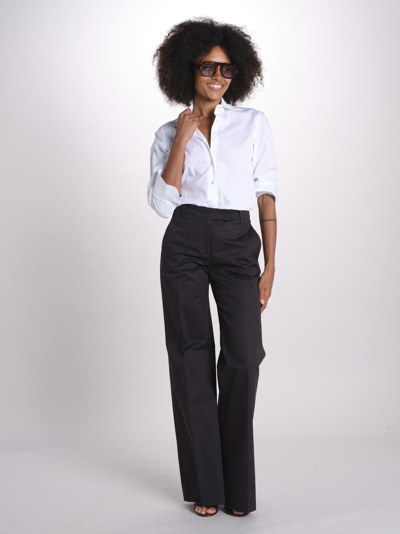 pantalone dritto in cotone MELODY 684 54 115 quelledue 