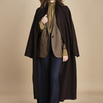 pantalone over con nervature in gabardine ORIANA 540339 15 quelledue 