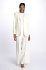 Long 1 button sweatshirt jacket