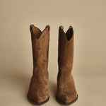 stivaletto medio texano. B10984-LIG-DC CUOIO buttero 