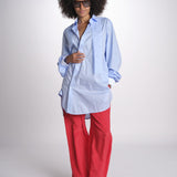 pantalone in seta MOSS MJD244 RED jejia 