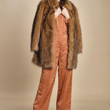 tuta in raso con zip CARMY PRALINE ba&sh 