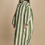 piumino lungo. 90110 SANTORINI RIGHE sittingsuit 