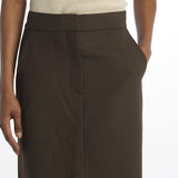 Gonna lunga con spacco davanti GAIA1564 MOSS studio nicholson 
