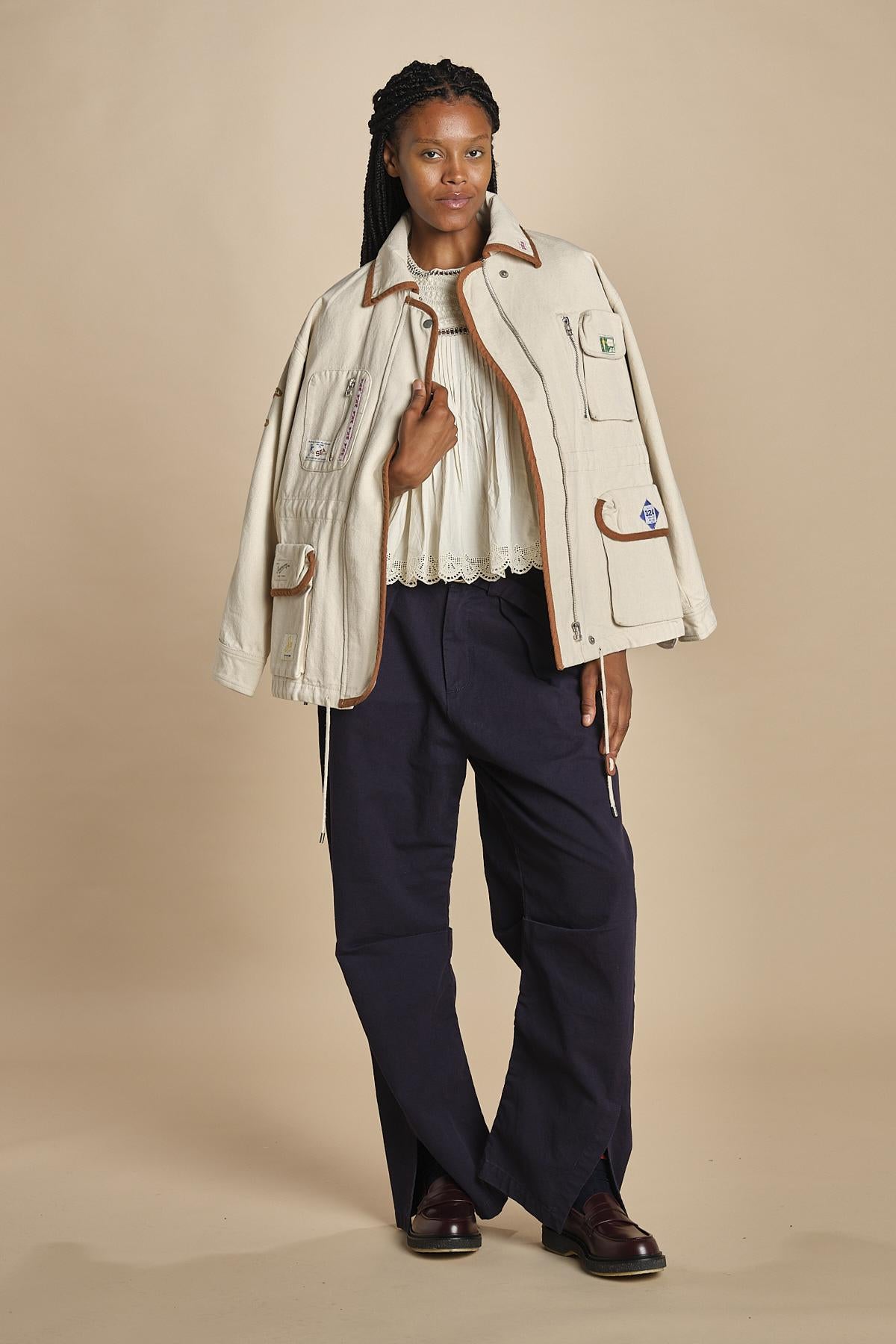 field jacket CAROLYN 038 CREAM sea ny 