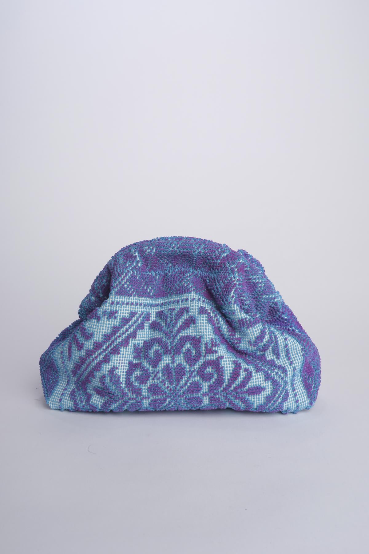 OLBIA MEDIA pochette in spugna PM-25E18 VIOLA TURCHESE le daf 