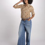 camicia SX7522-4F04 BEIGE terre rouge 