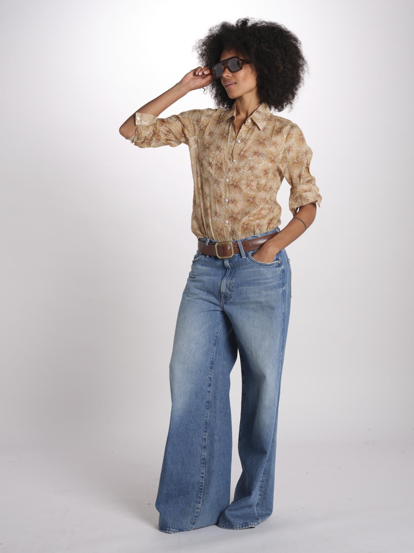 camicia SX7522-4F04 BEIGE terre rouge 