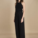 pantalone smoking PEONY ROSE IO1100X5121 BK999 ivy oak 