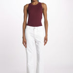 Denim LINDY combo stretto cropped LINDY WHITE true avenue 