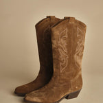 Texano CLAURYS camoscio alto. CLAURYS MARRON ba&sh 