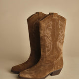 Texano CLAURYS camoscio alto. CLAURYS MARRON ba&sh 
